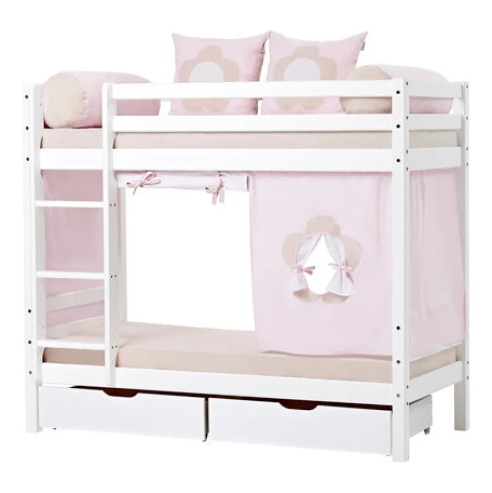 Hoppekids ECO Dream køjeseng hvid, med skuffesæt-Børn Pakkeløsninger|Juniorsenge