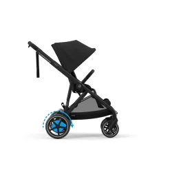 Cybex E-Gazelle S - Moon Black | black- Klapvogne Med Flade Sæder