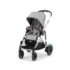 Cybex E-Gazelle S - Stone Grey | mid grey- Klapvogne Med Flade Sæder