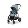 Cybex E-Gazelle S - Stormy Blue | light blue- Klapvogne Med Flade Sæder
