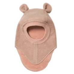 HUTTEliHUT Elefanthue m. Ører Blød Uld - Rose Melange- Elefanthuer & Huer|Uldhuer, Uldvanter & Uldfutter