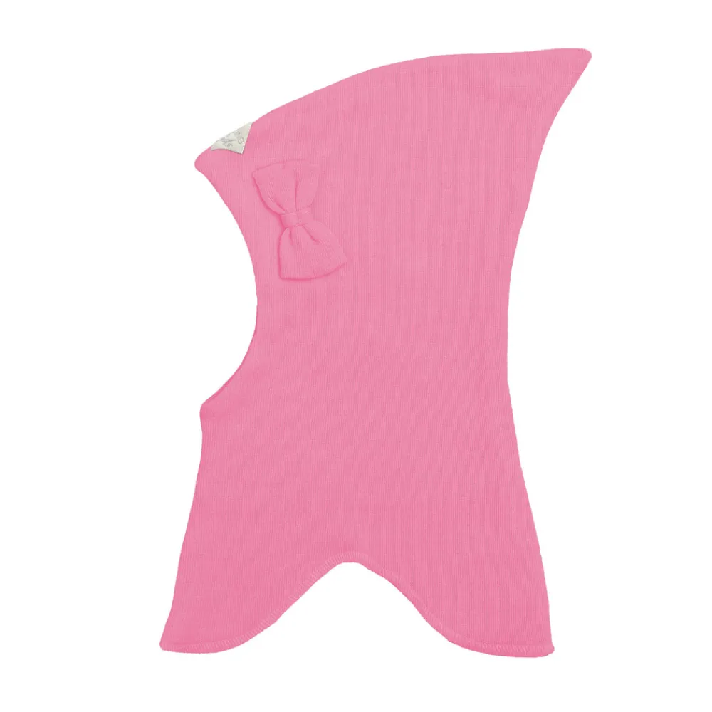 Racing kids Elefanthue m. Sløjfe - Pink- Elefanthuer & Huer|Uldhuer, Uldvanter & Uldfutter