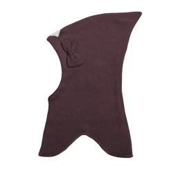 Racing kids Elefanthue m. Sløjfe - Plum- Elefanthuer & Huer|Uldhuer, Uldvanter & Uldfutter