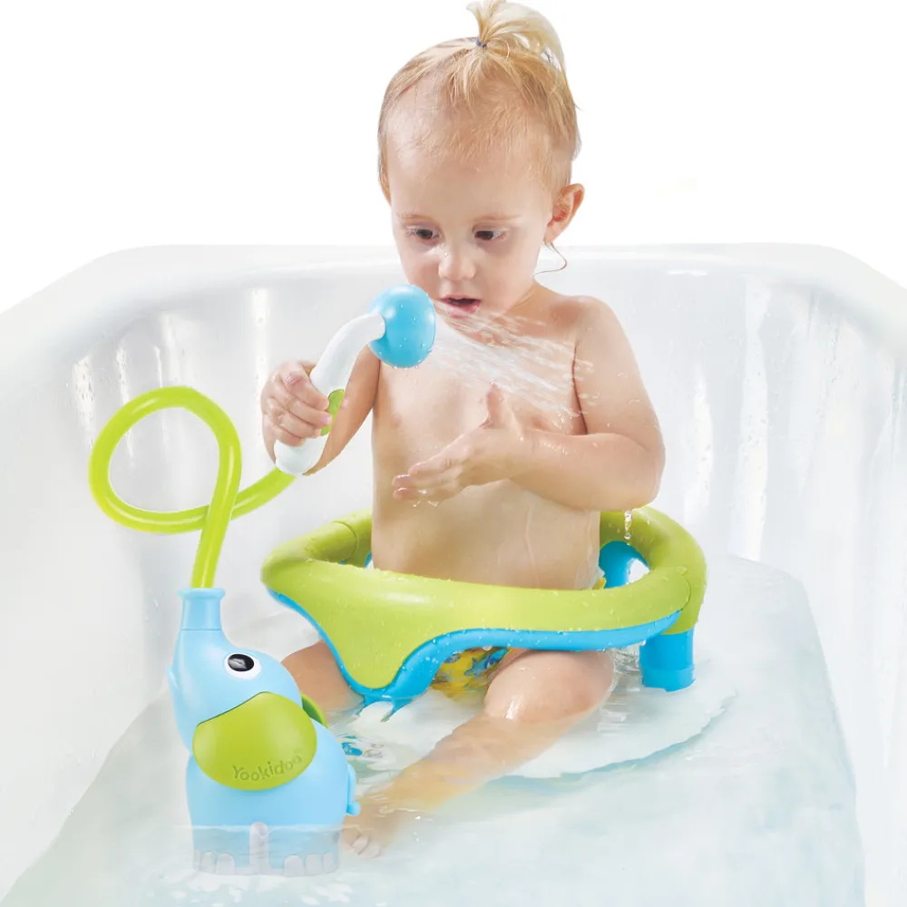 Yookidoo Elephant Baby Shower - Blå- Badelegetøj