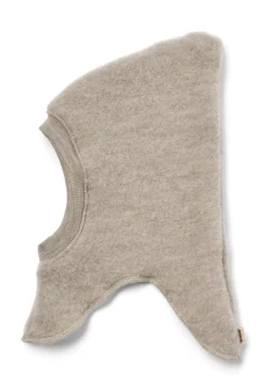 Wheat Eli Uld Fleece Elefanthue - Khaki melange- Elefanthuer & Huer|Uldhuer, Uldvanter & Uldfutter