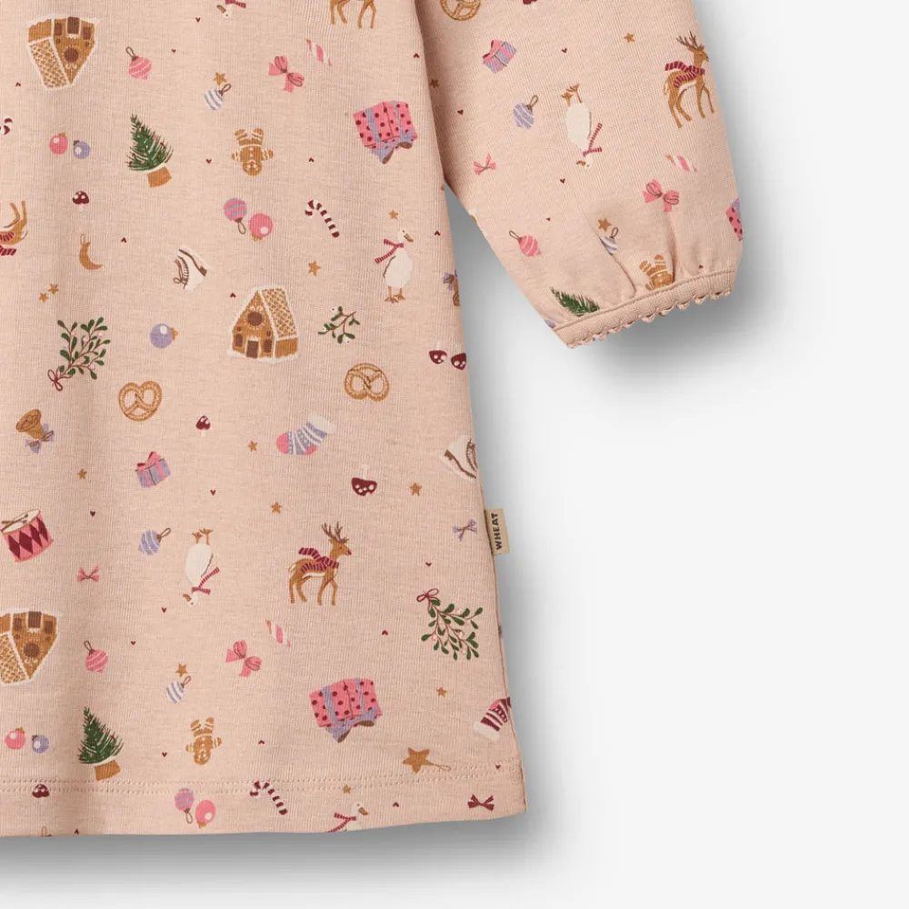 Wheat Elinor Natkjole - Rose Dust Holiday- Juletøj|Nattøj & Natkjoler