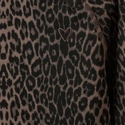 Sofie Schnoor Kids Elis Sweatshirt - Leopard AOP- Cardigans, Veste & Trøjer