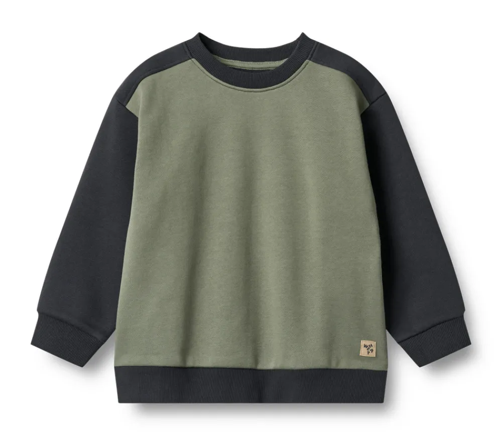 Wheat Ellis Sweatshirt - Navy- Cardigans, Veste & Trøjer