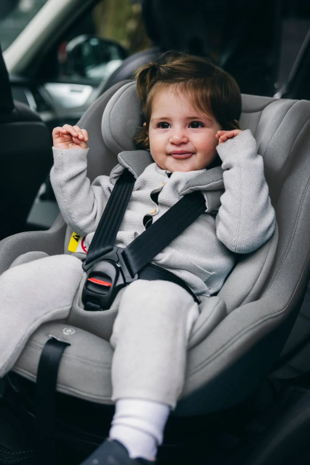 Thule Elm - Grey- Autostole Uden Baser|Autostole 61-105 Cm (3 Mdr.-4 År)