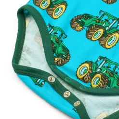 Småfolk Elstar Langærmet Body - Blue glow- Bodystocking Langærmet