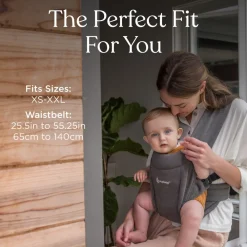 Ergobaby Embrace soft air mesh - blue- Bæreseler & Vikler