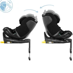 Maxi-Cosi Emerald 360 pro - authentic black- Autostole 40-150 Cm (0-12 År)