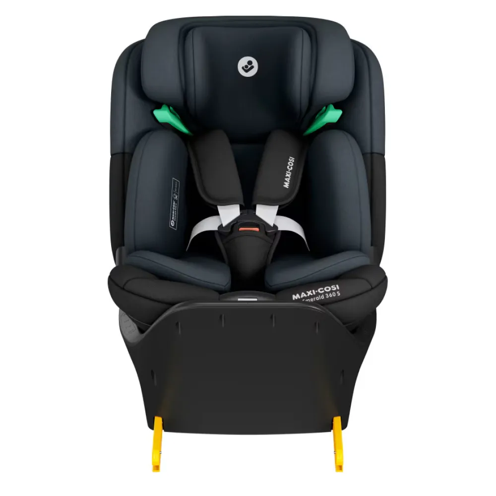 Maxi-Cosi Emerald 360 S - Tonal Black- Autostole Med Integreret Baser|Autostole 40-150 Cm (0-12 År)