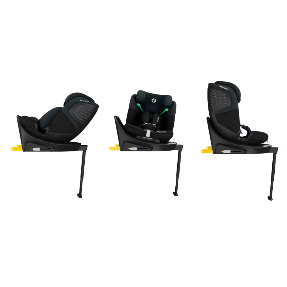 Maxi-Cosi Emerald 360 S - Tonal Black- Autostole Med Integreret Baser|Autostole 40-150 Cm (0-12 År)