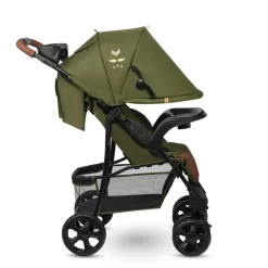 Lionelo Emma Plus klapvogn - green forest- Klapvogne Med Flade Sæder