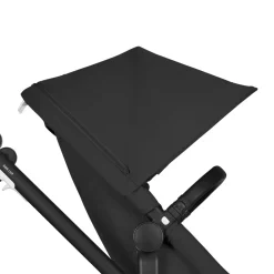 Cybex Eos Lux - Moon Black/Black- Kombivogne Med Ergonomiske Sæder