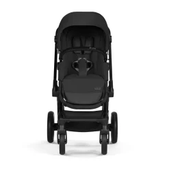 Cybex Eos Lux - Moon Black/Black- Kombivogne Med Ergonomiske Sæder
