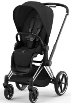 Cybex ePriam klapvogn - sepia black/chrome black- Klapvogne Med Flade Sæder