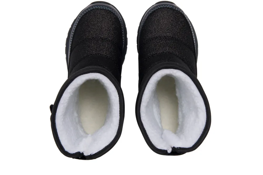 Viking Equip Glitter Warm WP Pull on - Black- Vinterstøvler