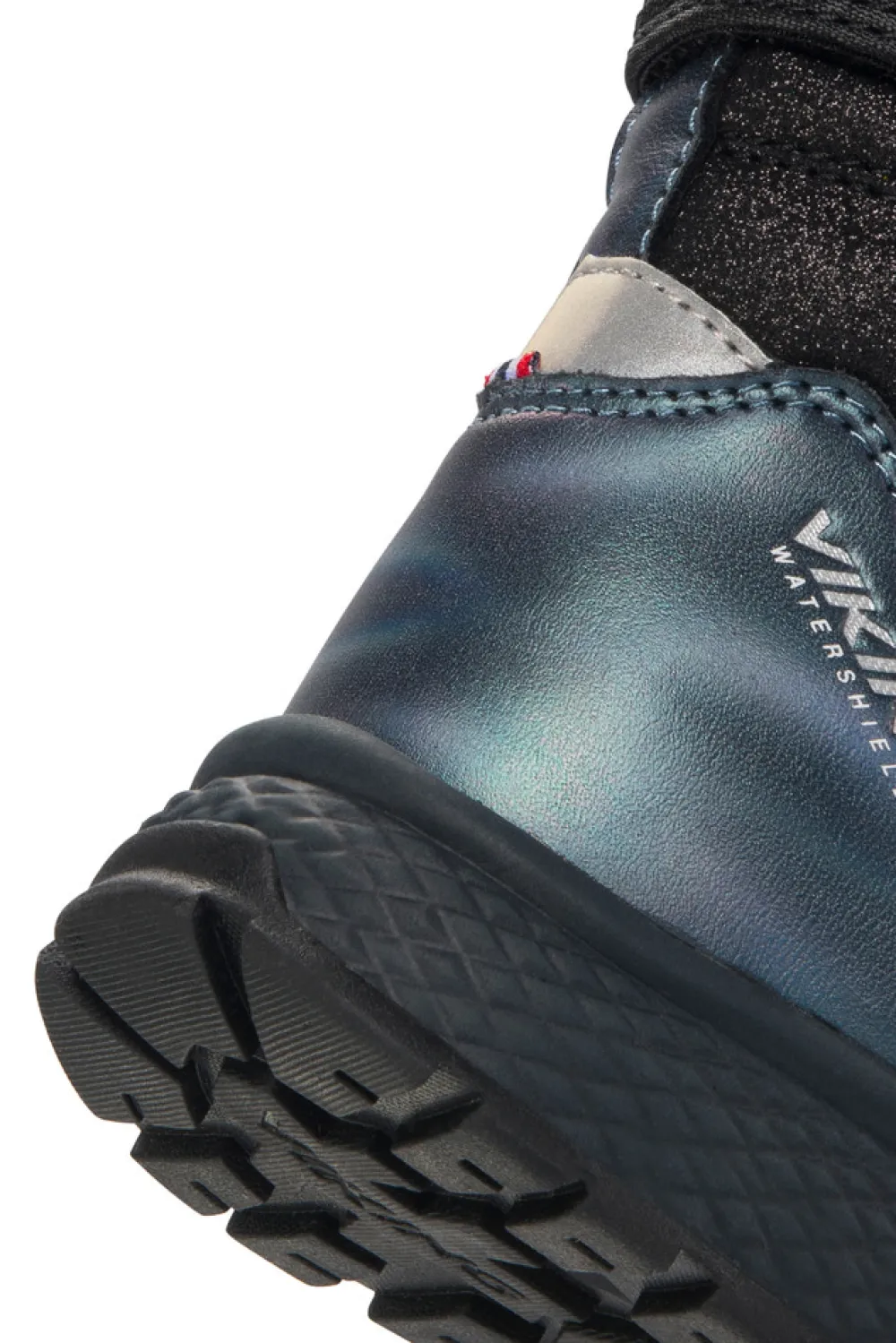 Viking Equip Glitter Warm WP Pull on - Black- Vinterstøvler