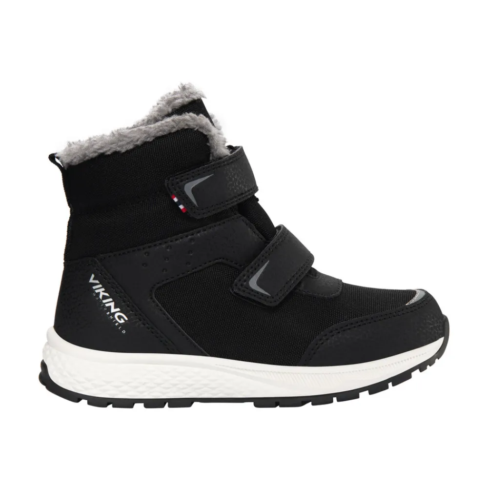 Viking Equip Warm WP 2V - Black/Grey- Vinterstøvler