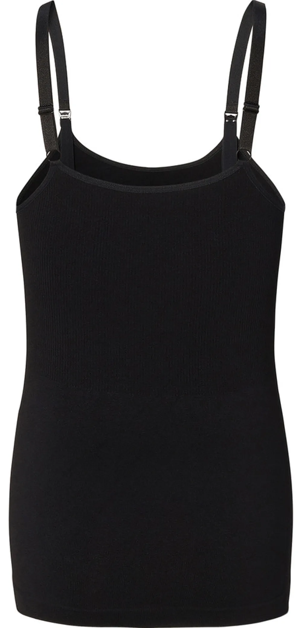 NOPPIES Evi Sømløs Ammetop - Black- Amme Bh'Er