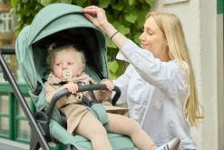 Odder Evoke Klapvogn - grøn- Klapvogne Med Flade Sæder