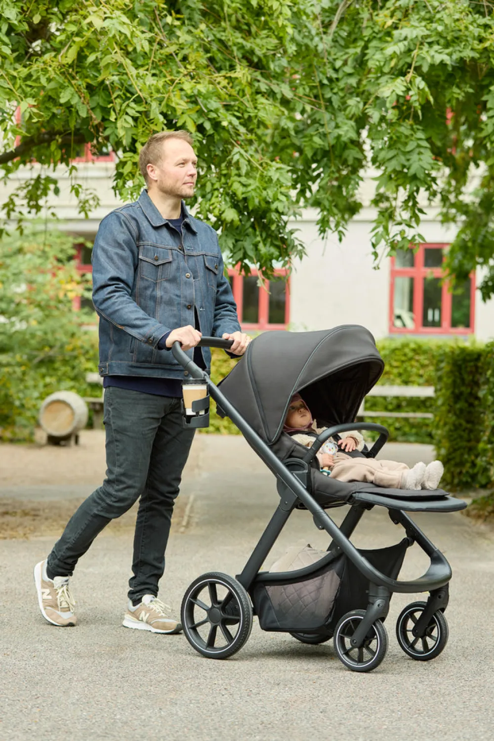 Odder Evoke Klapvogn - sort- Klapvogne Med Flade Sæder