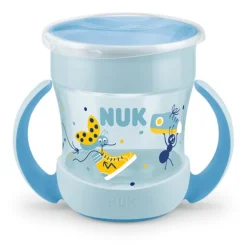 NUK Evolution Mini Magic Cup blå- Træningskopper Og Flasker