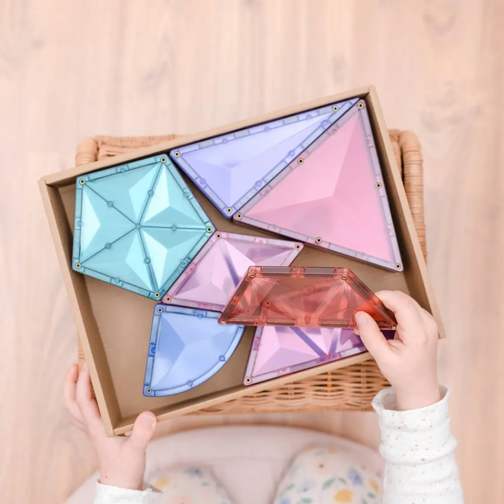 CONNETIX Expansion Pack - udvidelsessæt 48 dele - pastel- Magnetlegesæt