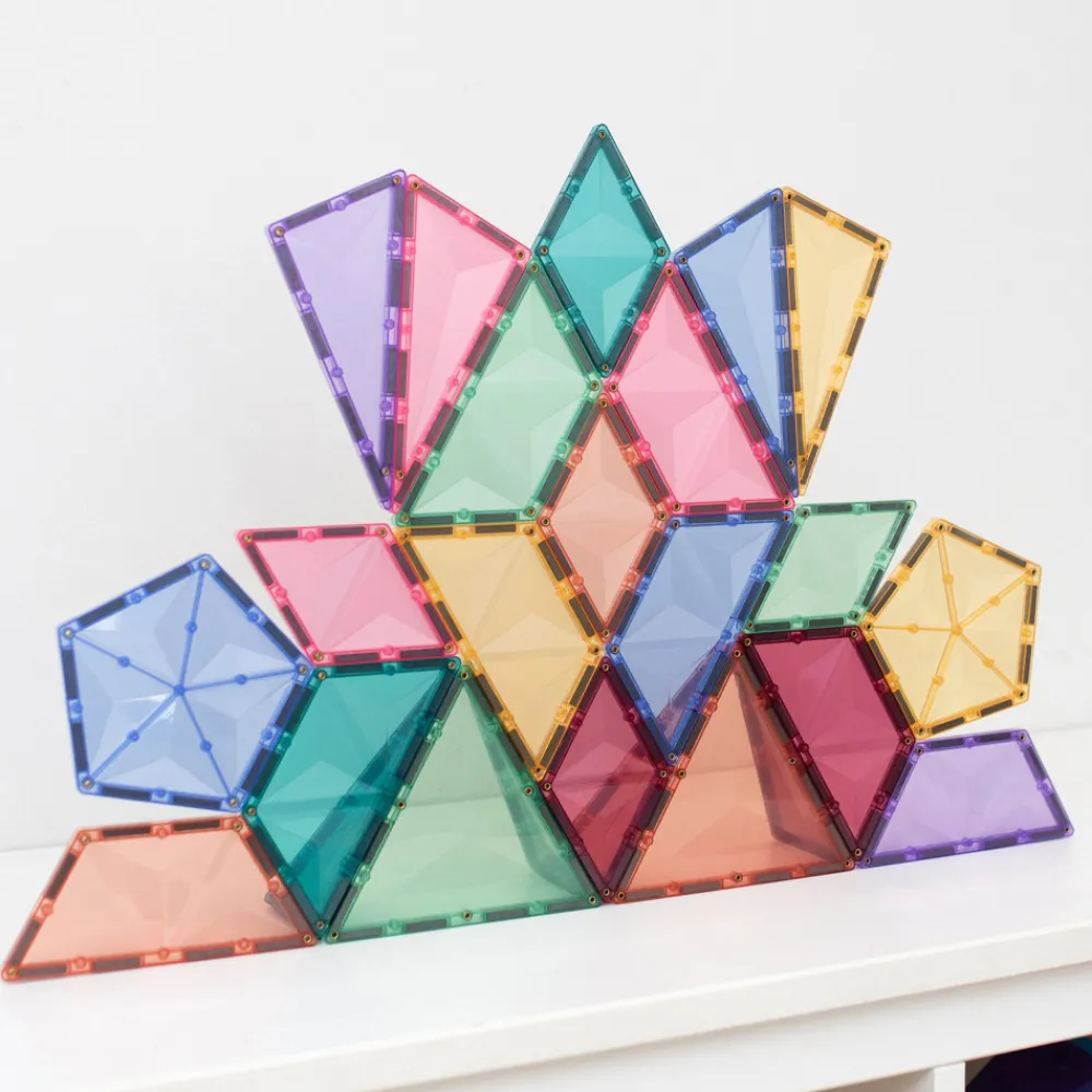 CONNETIX Expansion Pack - udvidelsessæt 48 dele - pastel- Magnetlegesæt