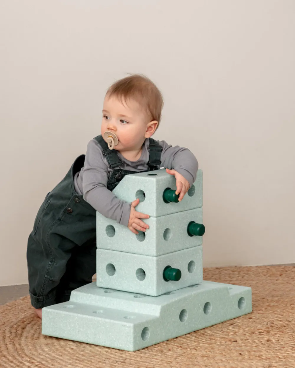 MODU Explorer Set Ocean Mint / Forest Green- Store Byggesæt|Tumlemøbler