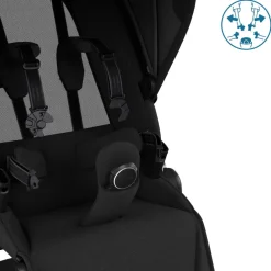 Maxi-Cosi Fame kombivogn - Twillic Black- Kombivogne Med Flade Sæder