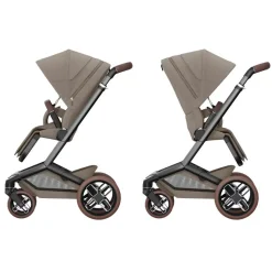 Maxi-Cosi Fame kombivogn - Twillic Truffle- Kombivogne Med Flade Sæder