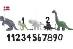 Kids By Friis Fødselsdagstog, dinosaur m. 11 tal-Børn Fødselsdagstoge