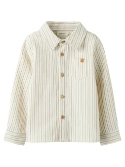 Lil' Atelier Felixo Skjorte - Turtledove- Juletøj|Skjorter