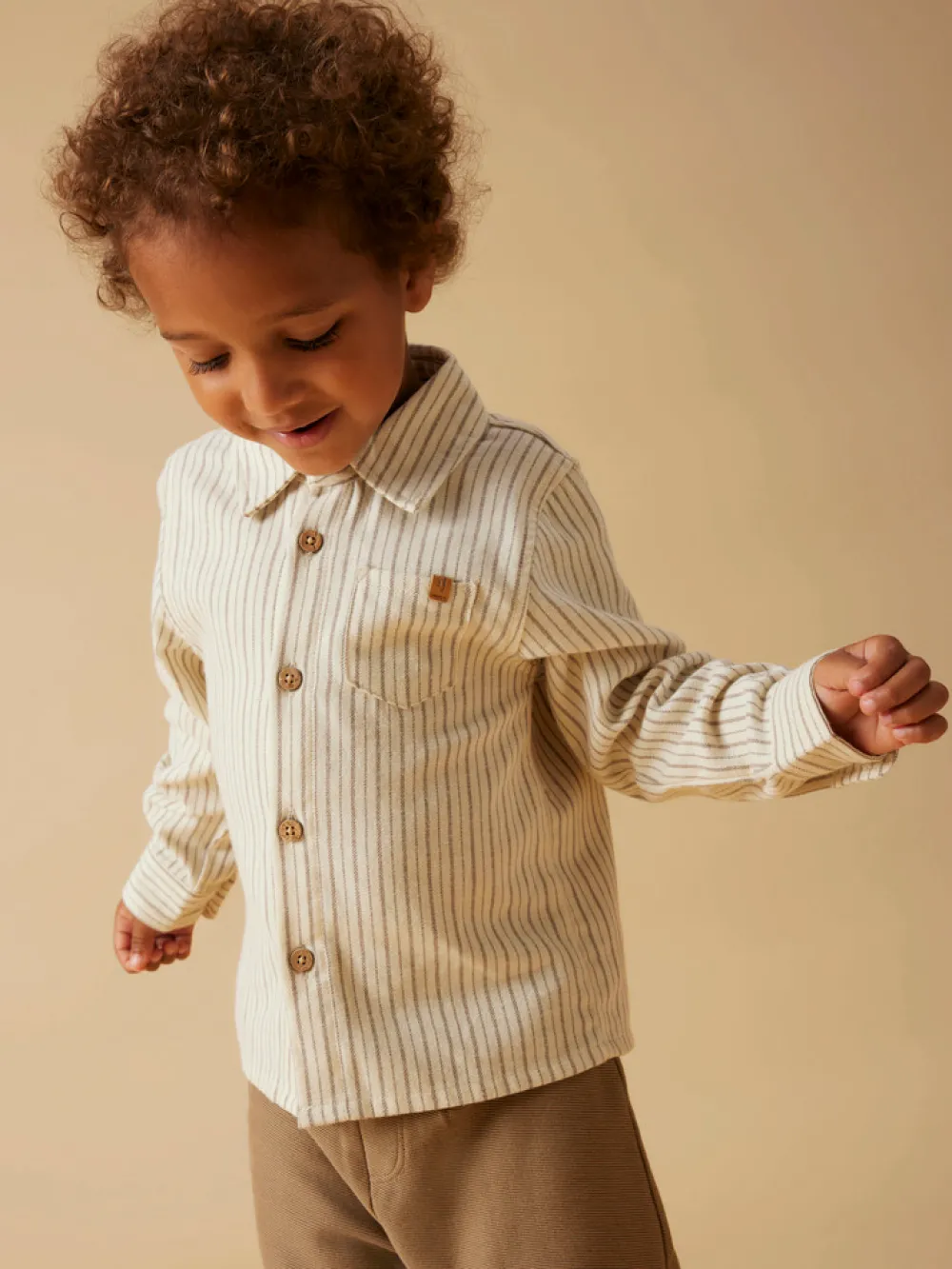 Lil' Atelier Felixo Skjorte - Turtledove- Juletøj|Skjorter