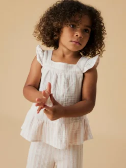 Lil' Atelier Femke strap løs top - COCONUTMIL- Leggings