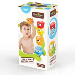 Yookidoo Fill 'N' Spill Action Cups- Badelegetøj