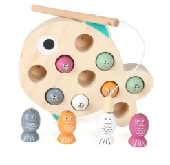 Magni Fiskespil i træ m. magnet- Fiskespil