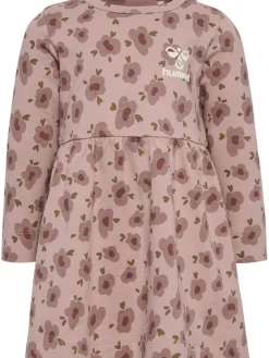 hummel Fjora kjole langærmet - ADOBE ROSE- Kjoler