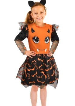 CIAO Flagermus kostume - orange- Kostumer|Udklædning