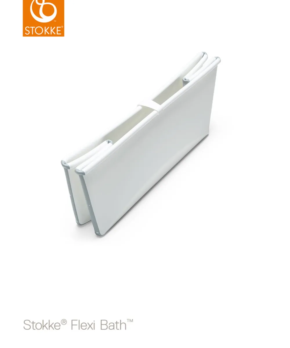 Stokke® Flexi Bath og Newborn Support - hvid- Badekar, Stativer & Badestole