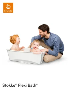 Stokke® Flexi Bath XL - hvid- Badekar, Stativer & Badestole