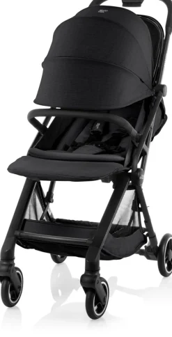 Britax Römer Flylite - Carbon Black- Klapvogne Med Flade Sæder|Rejseklapvogne