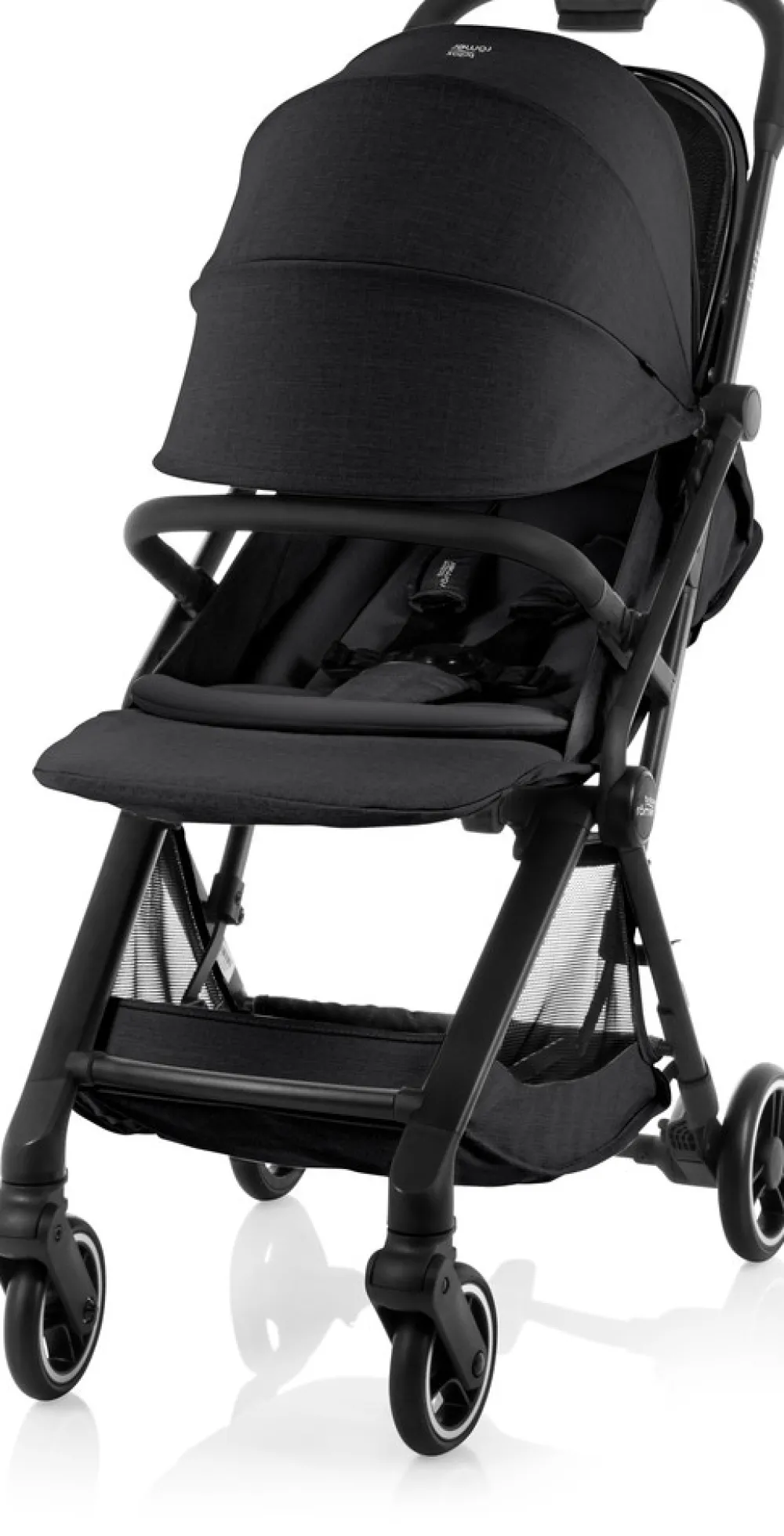 Britax Römer Flylite - Carbon Black- Klapvogne Med Flade Sæder|Rejseklapvogne