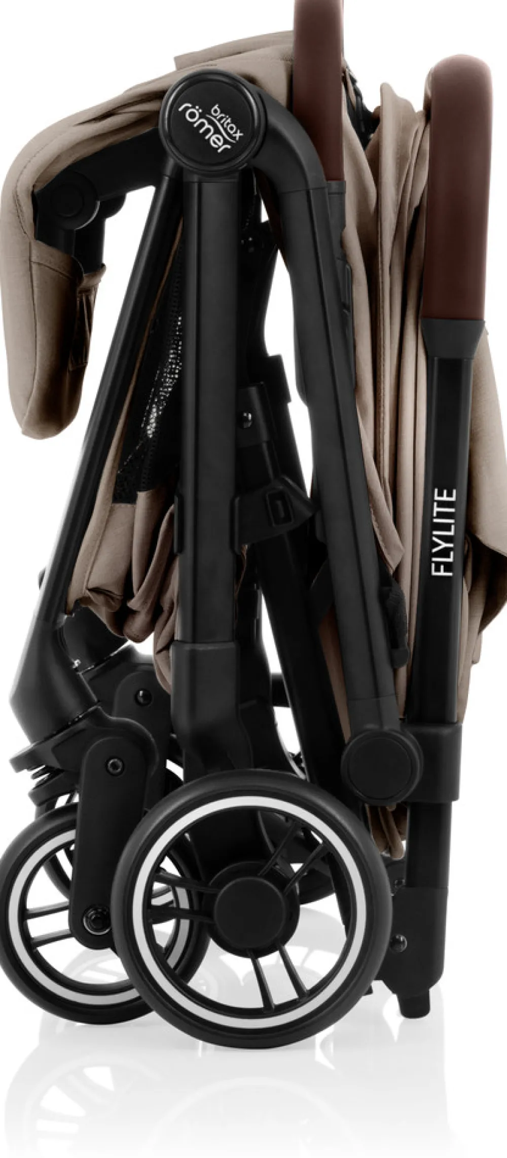 Britax Römer Flylite - Style teak- Klapvogne Med Flade Sæder|Rejseklapvogne