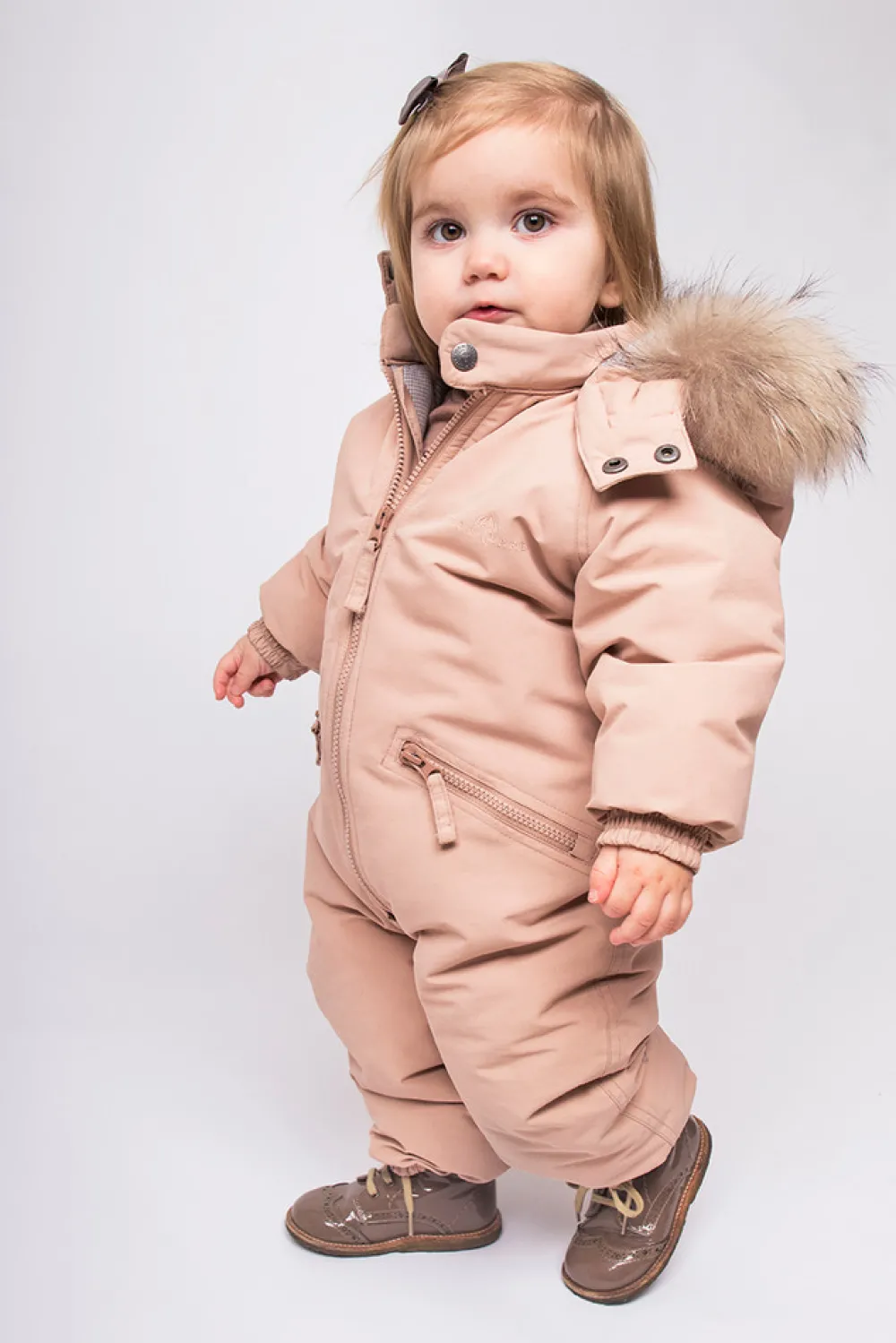 VER de TERRE Flyverdragt w/fur - Mahogany rose- Flyverdragter