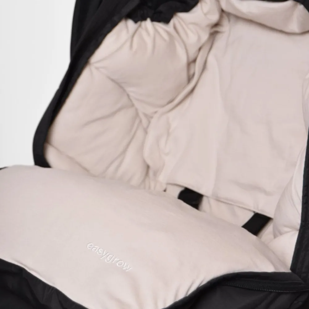 Easygrow Fnugg kørepose - Black- Køreposer