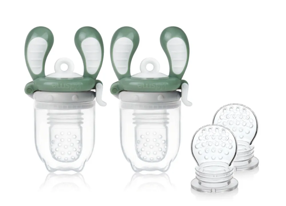Kidsme Foodfeeder Startpak 2 pk - green- Foodfeeder Og Frugtsut